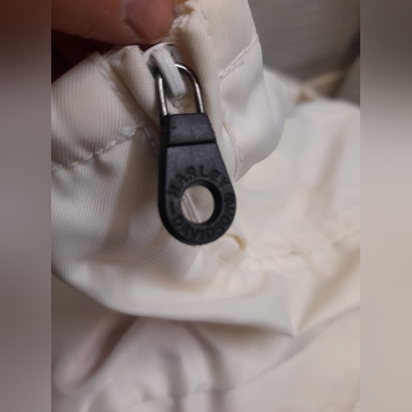 Harley Davidson - Motorbike Jacket - Cream/Orange - Medium - Picture 13 of 13